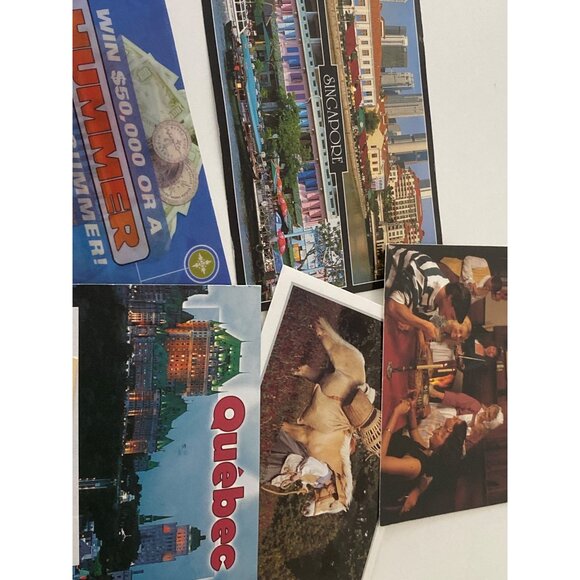 Post Cards Mixed Sizes Used Lot of 7 Canada Casino Virginia Vintage - Picture 4 of 16